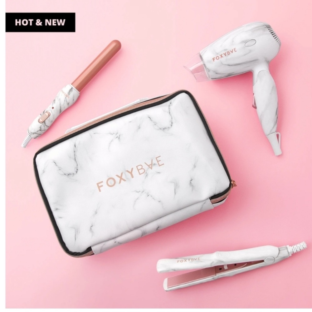 Mini travel Kit FoxyBae Travel gold pink set